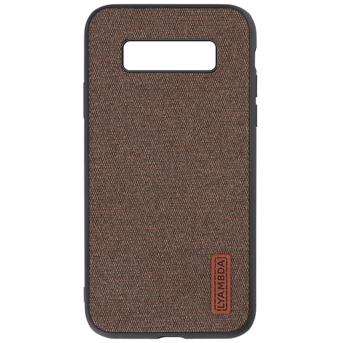 фото Чехол lyambda regul для samsung galaxy s10e (la06-rg-s10e-br) brown