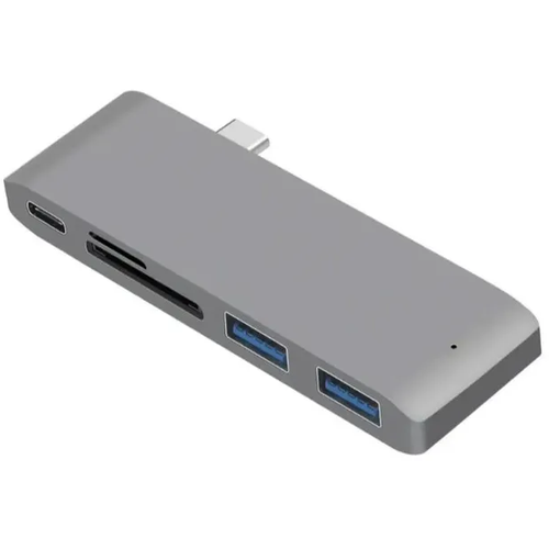 USB хаб адаптер 5 в 1 для Macbook Pro/Адаптер для ноутбука Reliable streel Type-C с зарядным портом