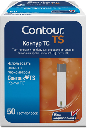 Тест-полоски Контур ТС (Contour TS) №50