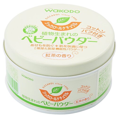 Wakodo Присыпка с экстрактом зеленого чая Siccarol Natural 120 г