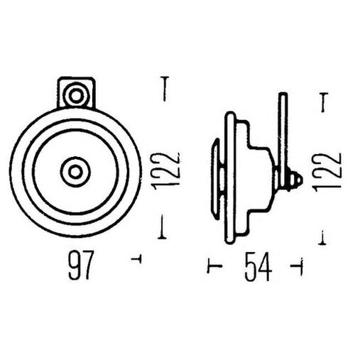 фото Звуковой сигнал hella 3al 002 952-917