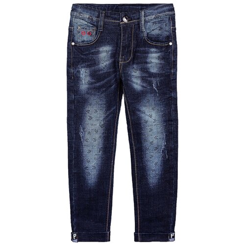 фото Джинсы playtoday размер 110, темно-серый