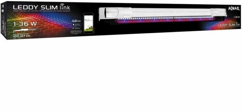 Cветильник светодиодный Aquael Leddy Slim Link 36W с дистационным управлением, белый (100-120см/1000 . - фотография № 5