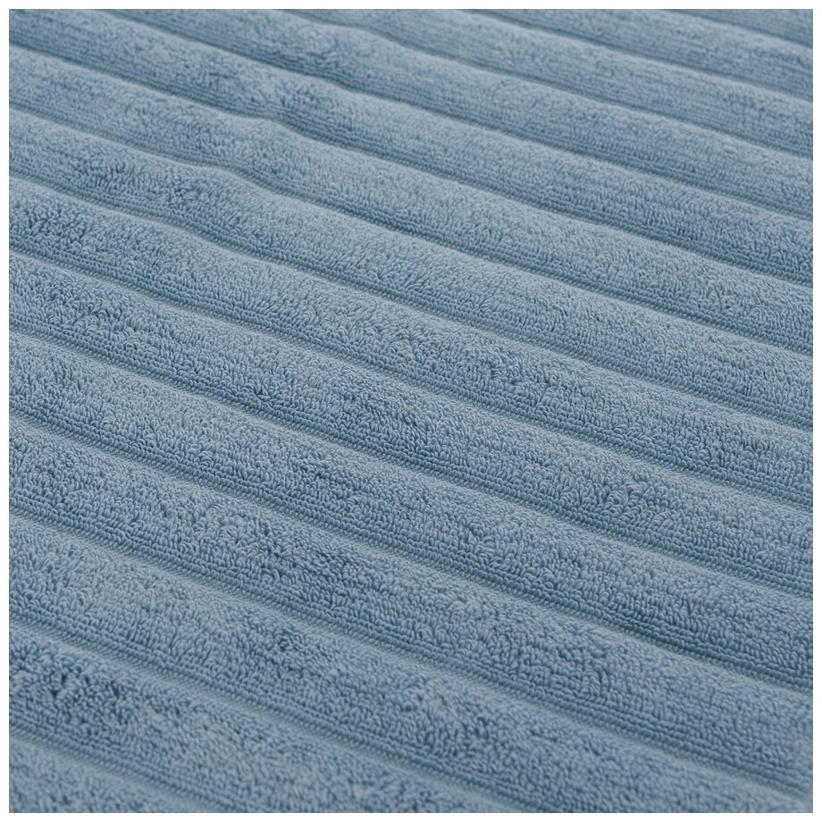 Полотенце для рук waves джинсово-синего цвета из коллекции essential, 50х90 см, Tkano, синий, арт: TK21-HT0005 TK21-HT0005 - фотография № 4