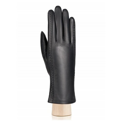 Перчатки LABBRA, размер 7.5(M), черный перчатки женские п ш lb 0511 цвет темно красный размер 6 5
