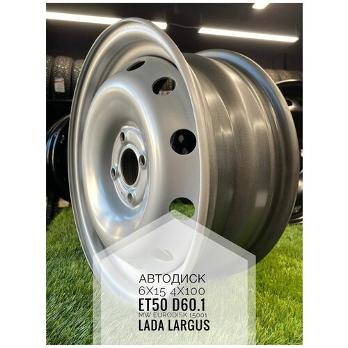 Диски штампы на Lada Largus 6x15 4x100 ET50 D60.1 MW Eurodisk 15001 серебристые