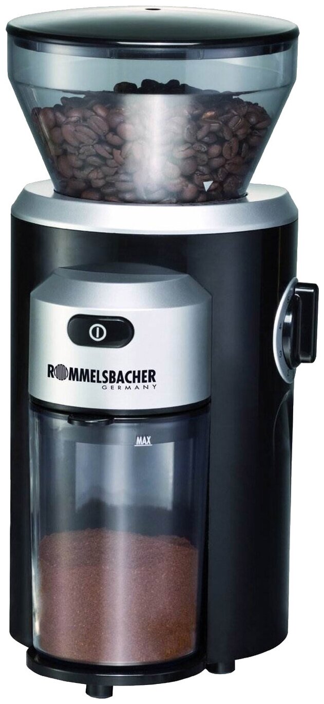 Кофемолка Rommelsbacher EKM 300, черный/серебро