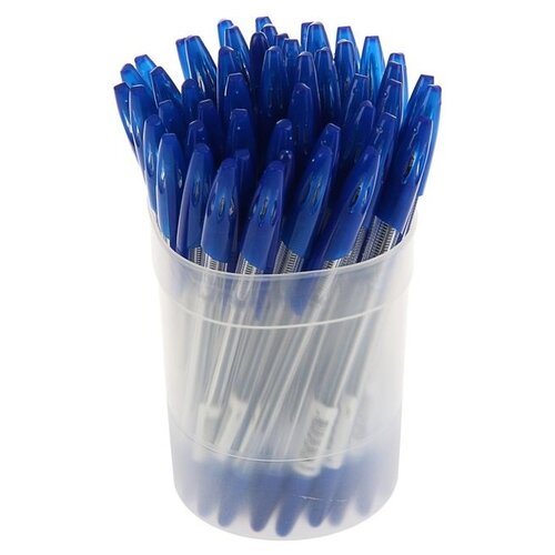 фото Стамм набор шариковых ручек "555", 0.7 мм, 50 шт., синий цвет чернил