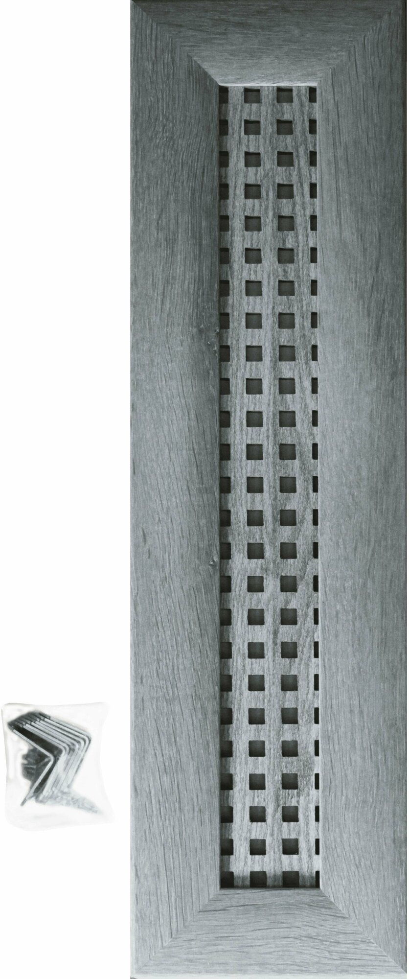 Крышка декоративная для радиаторов и батарей 170х900 мм дуб серый. МДФ. Cosca