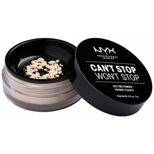 NYX professional makeup пудра Can’t Stop Won’t Stop рассыпчатая Setting Powder 1 шт. BANANA 06 6 г