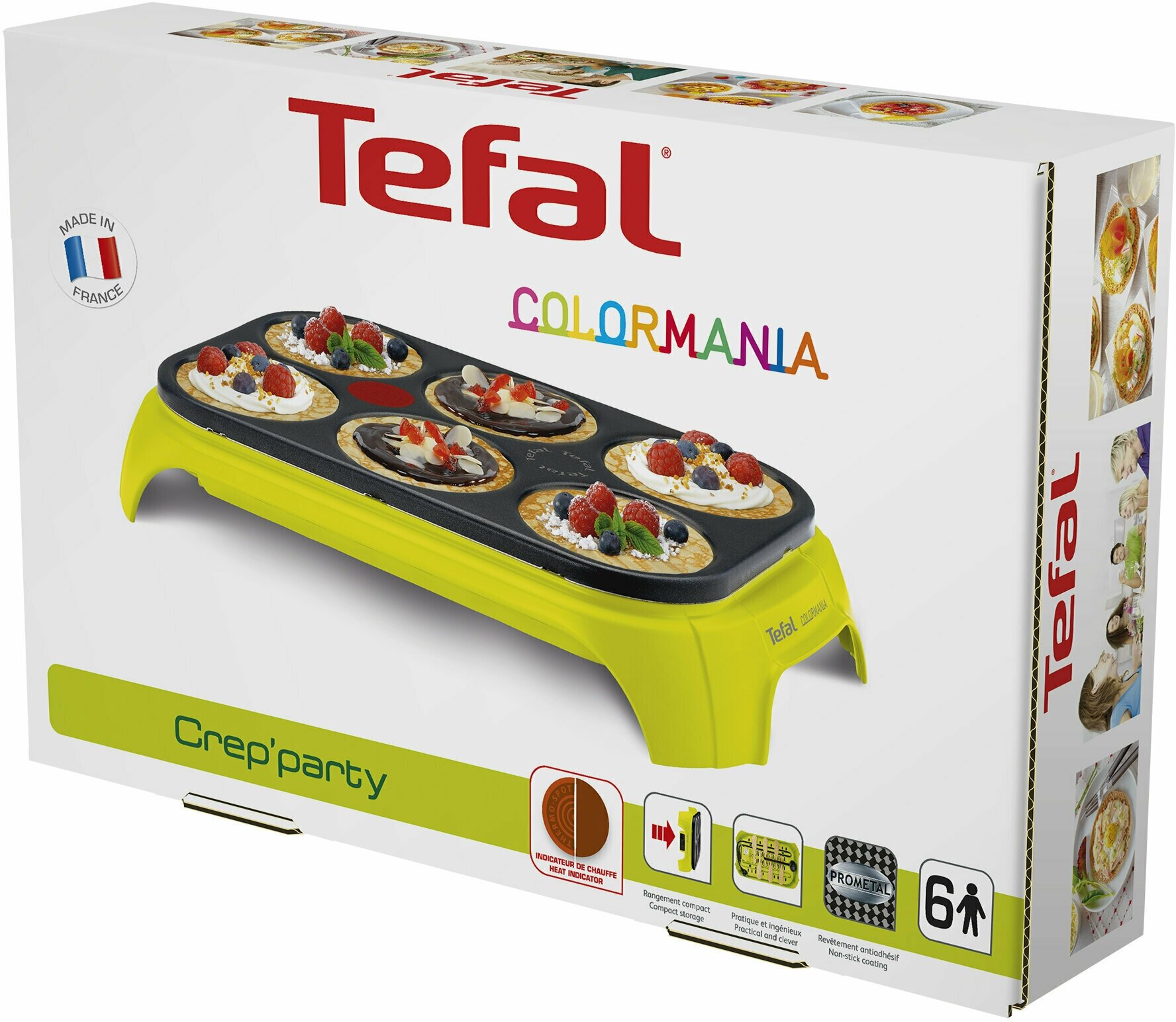 Блинница Tefal PY 5593 Crepes Party Colormania - фото №13