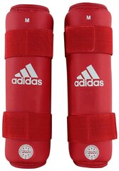 Защита голени WAKO Kickboxing Shin Guards красная (размер L)