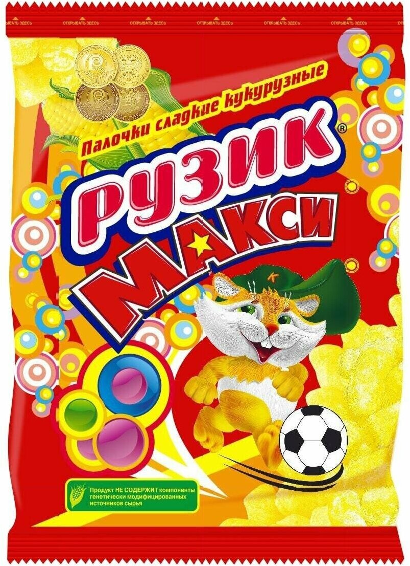 Кукурузные палочки Рузик макси 24 пачки по 150 г