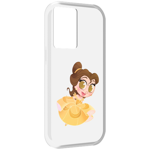 Чехол MyPads мини-принцесса женский для OnePlus Nord N20 SE задняя-панель-накладка-бампер