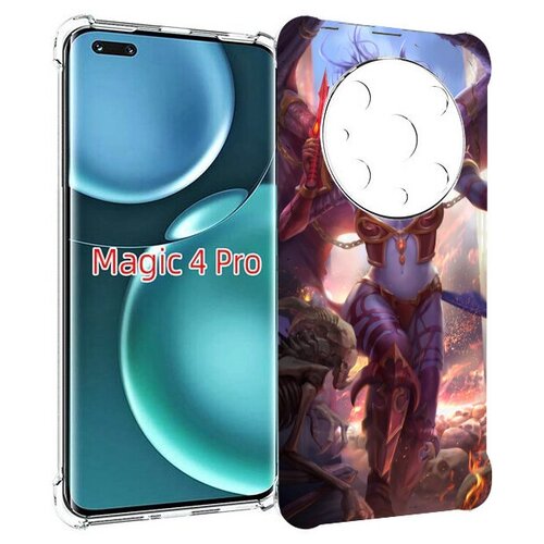 Чехол MyPads queen of pain dota 2 для Honor Magic4 Pro / Magic4 Ultimate задняя-панель-накладка-бампер
