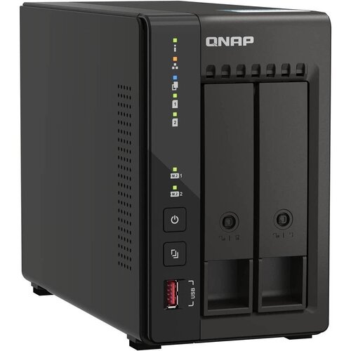 Qnap Сетевое хранилище NAS Original TS-253E-8G 2-bay настольный Celeron J6412 qnap сетевое хранилище nas qnap original ts 253d 4g 2 bay настольный celeron j4125