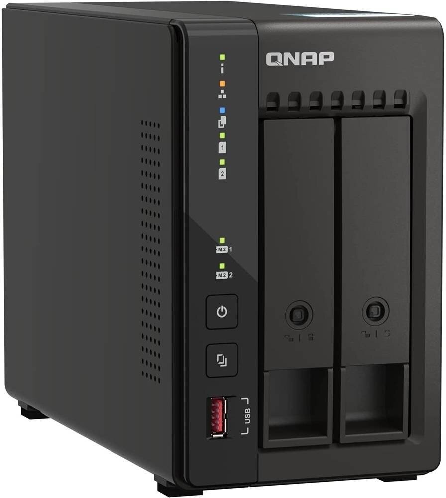 Qnap Сетевое хранилище NAS Original TS-253E-8G 2-bay настольный Celeron J6412