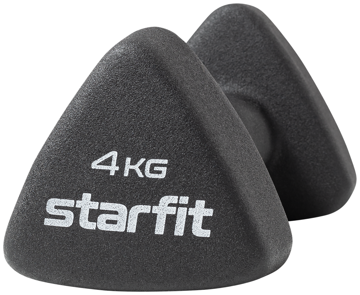 Гантель неопреновая STARFIT DB-205 4 кг, черный