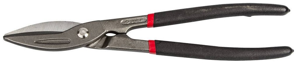 Прямые ножницы по металлу ЗУБР, 320 мм, длина режущей кромки 65 мм - фотография № 2