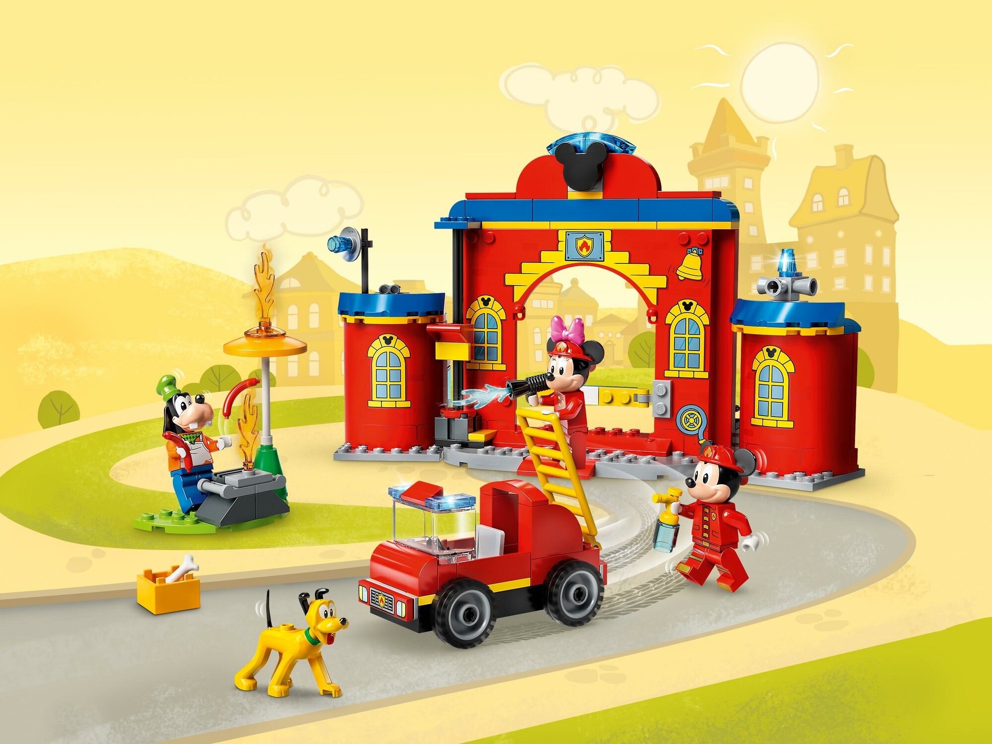 Конструктор LEGO Mickey and Friends Пожарная часть и машина Микки и его друзей - фото №17
