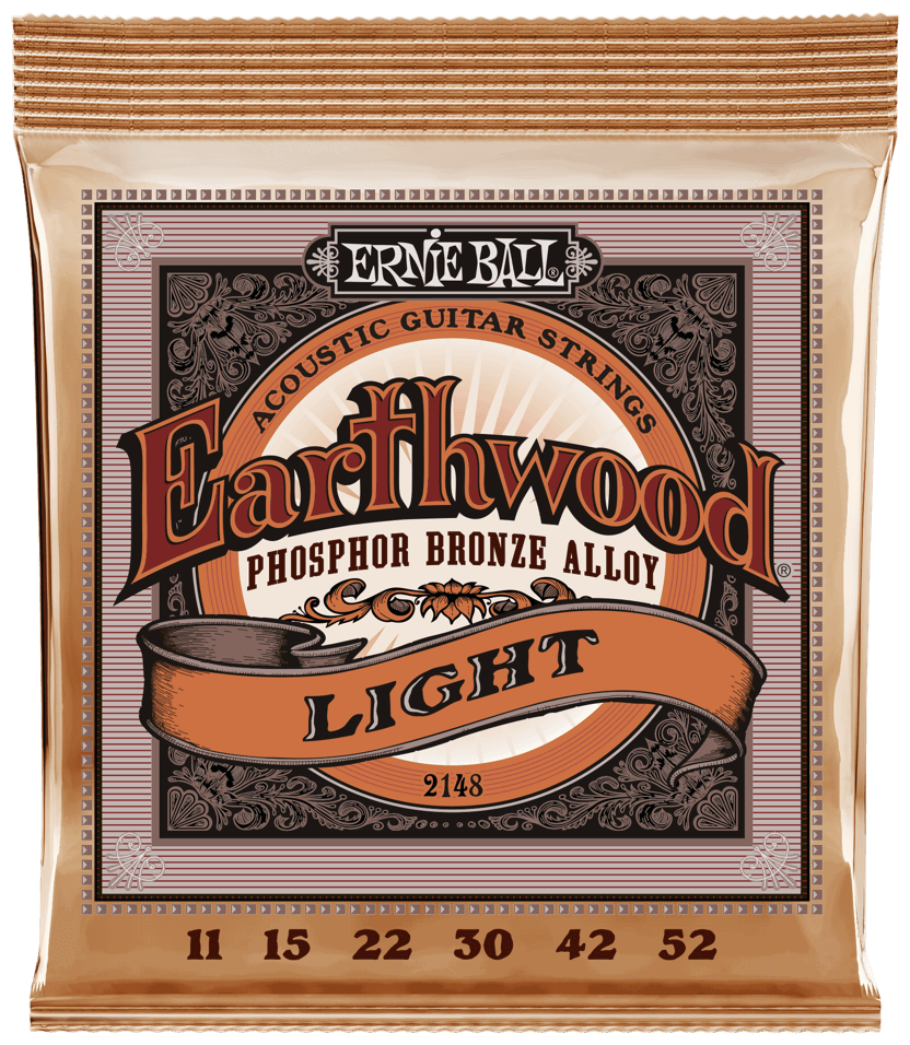 Струны для акустической гитары Ernie Ball 2148 Earthwood Phosphor Bronze