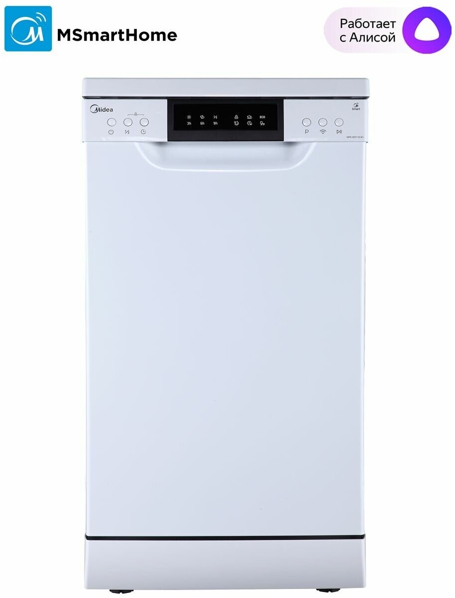 Посудомоечная машина 45 см Midea MFD45S110Wi - фотография № 1