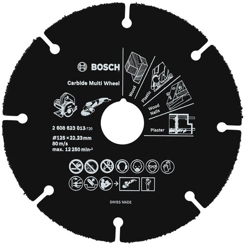 Диск отрезной BOSCH Multi Wheel 2608623013, 125 мм 1