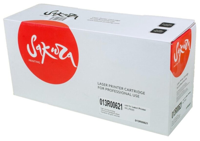 Картридж лазерный Sakura 013R00621 для Xerox WorkCentre PE220