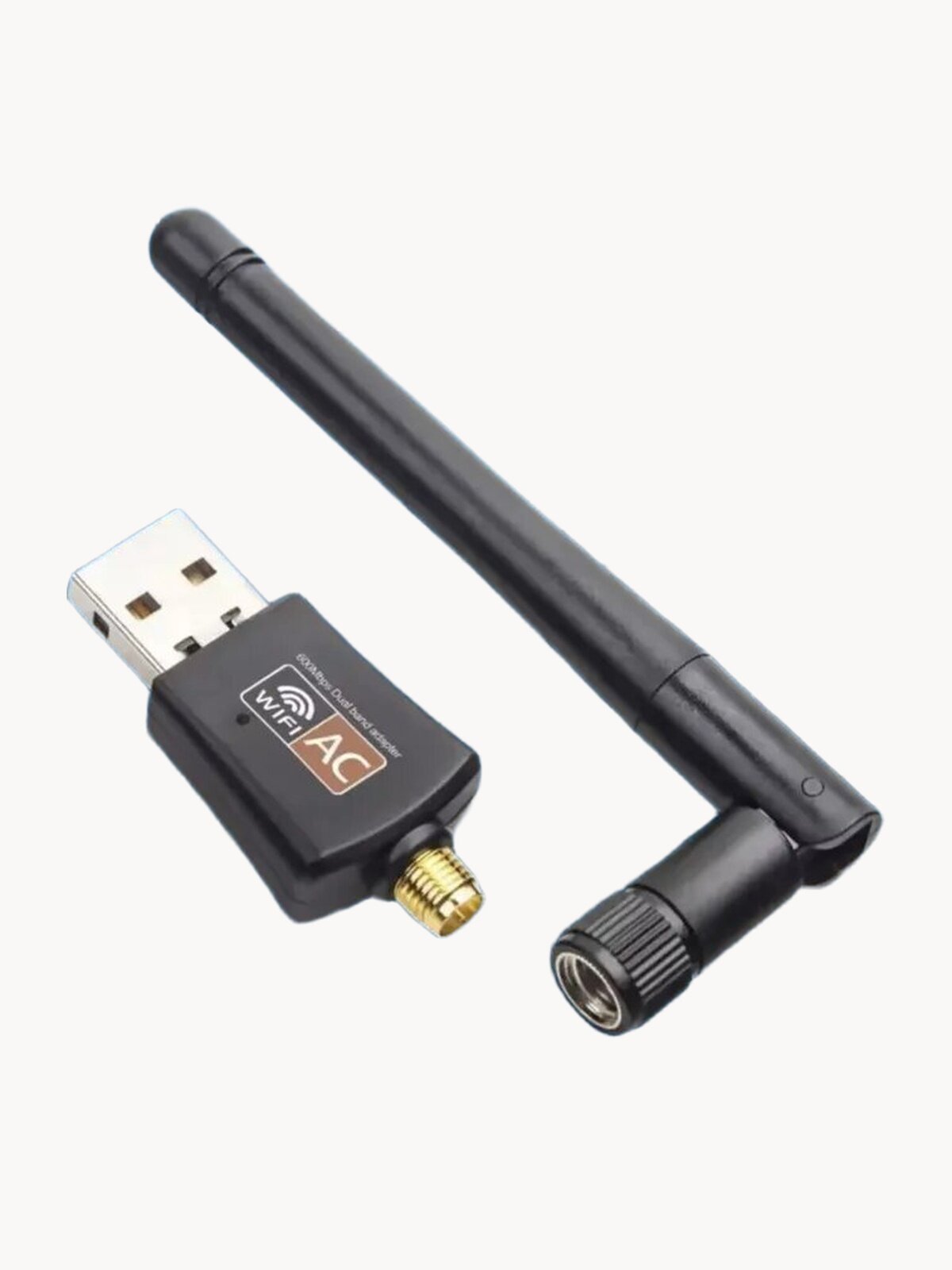 Wifi адаптер для компьютера 5G 2.4G 600 Мбит/с c антенной вайфай 5 802.11ac