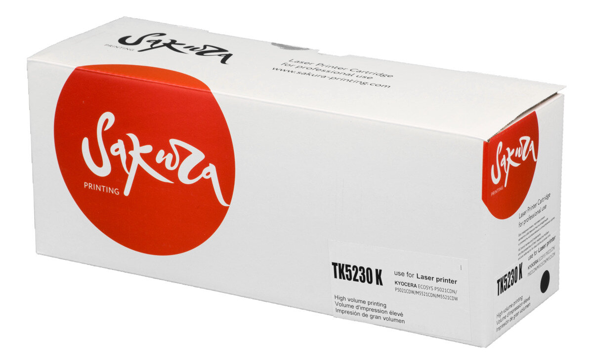 Картридж лазерный Sakura TK-5230 K черный 2600 стр. для Kyocera (SATK5230K)