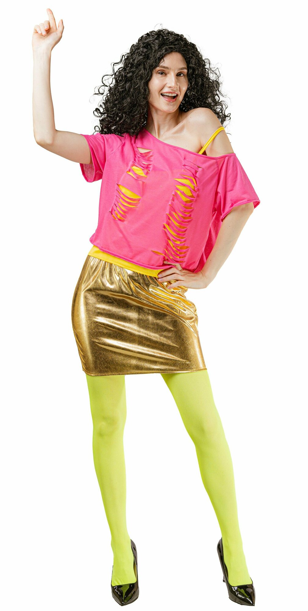 Карнавальный костюм ретро 80-х женский взрослый