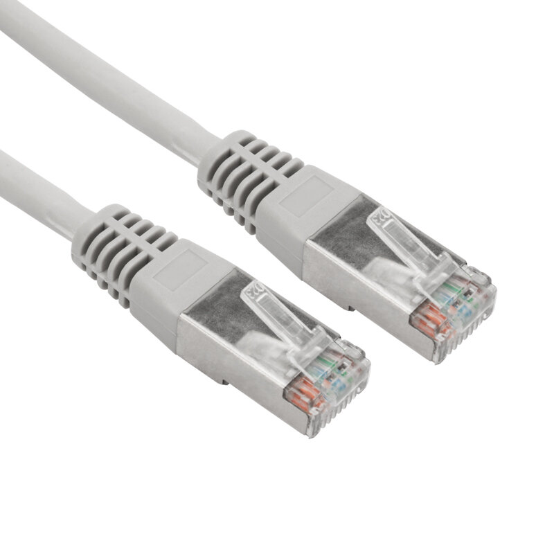 Патч-корд F/UTP, CAT 5e, RJ45-RJ45, 26AWG, LSZH, серый, 0,3м REXANT 1 шт арт. 02-0110-03