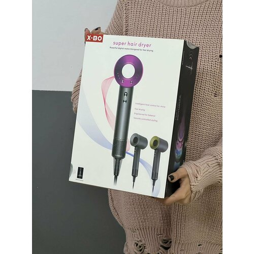 Профессиональный фен для волос X-BO Hair Dryer 1600 Вт 3 режима 5 магнитных насадок ионизация воздуха 349000₽