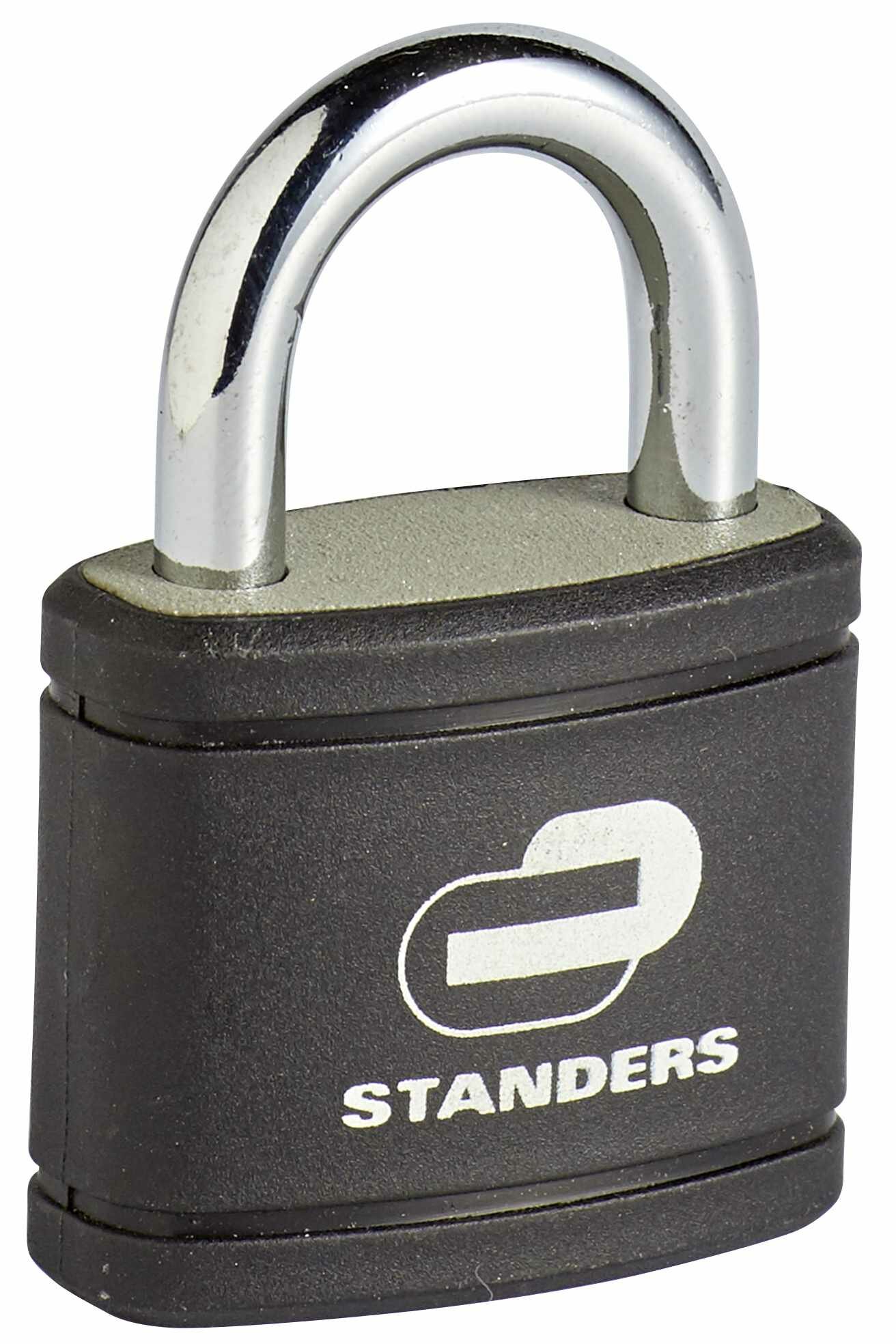 Замок навесной Standers 35x30 мм чугун