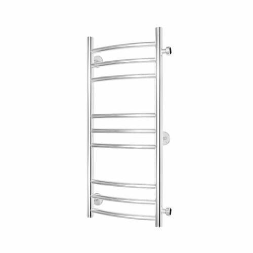 Водяной узкий полотенцесушитель Дуга группами 300x800 боковое подключение 600