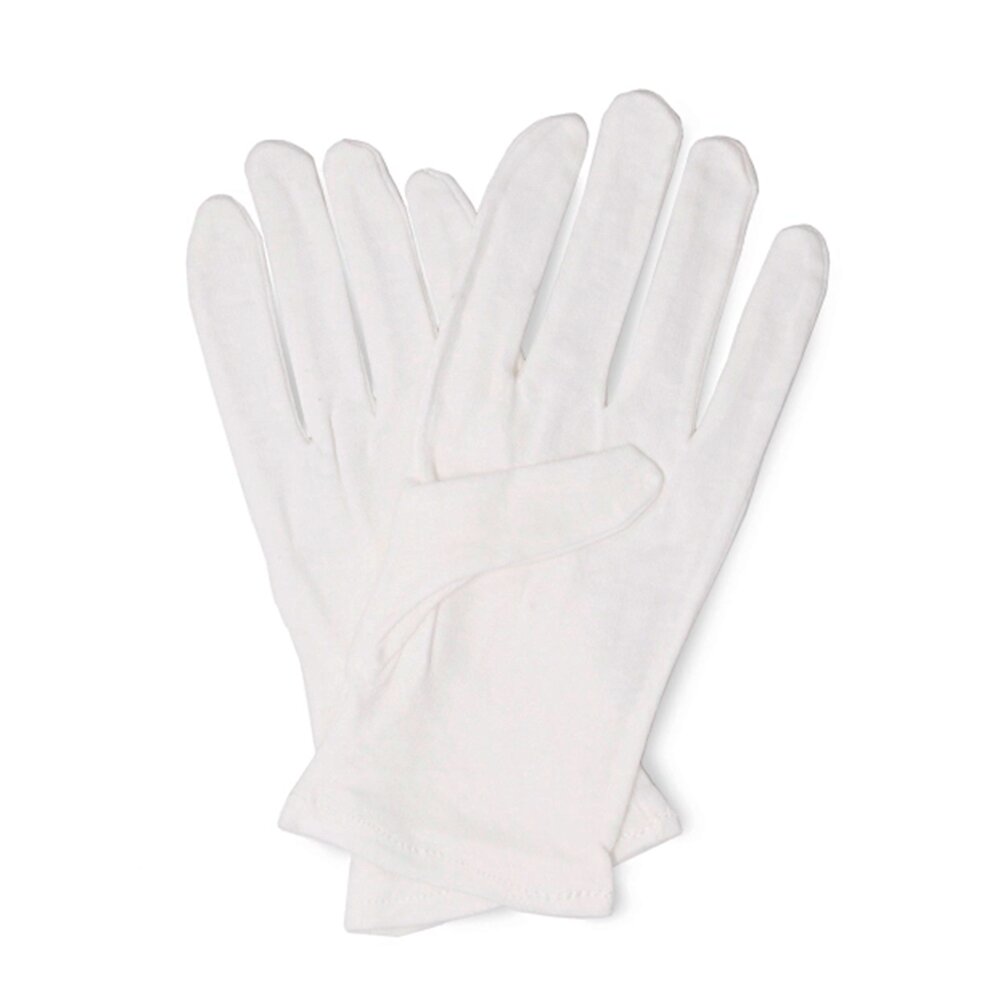 Solomeya Перчатки косметические 100 хлопок, в пластиковой упаковке 100 Cotton gloves for cosmetic use, 1 пара