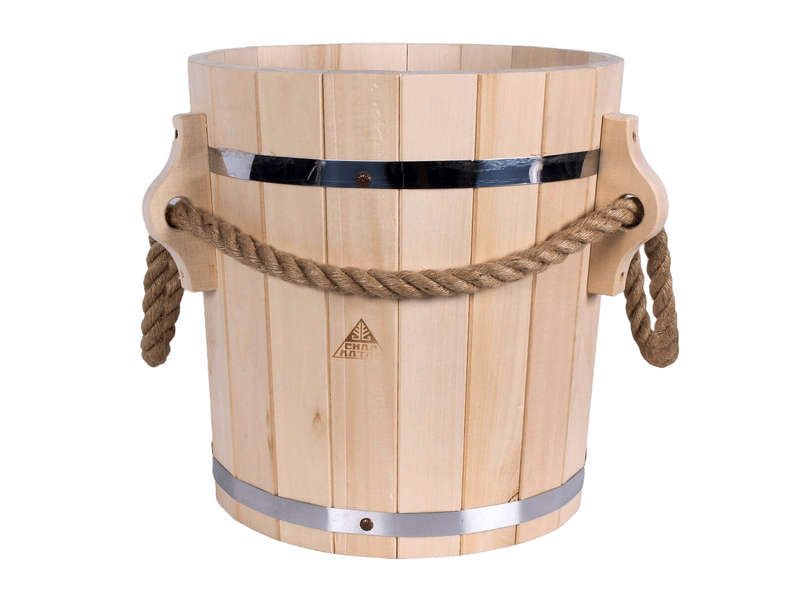 Запарник 20л нержавеющая вкладка ручка-канат