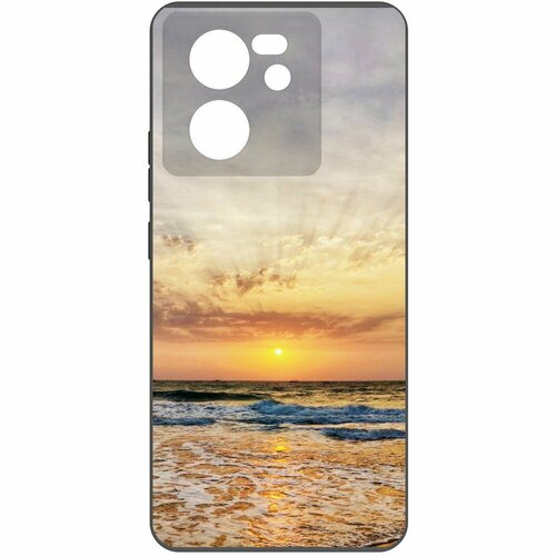 Чехол-накладка Krutoff Soft Case Индия, Пляжи Гоа для Xiaomi 13T черный чехол накладка krutoff soft case индия пляжи гоа для honor 8s черный