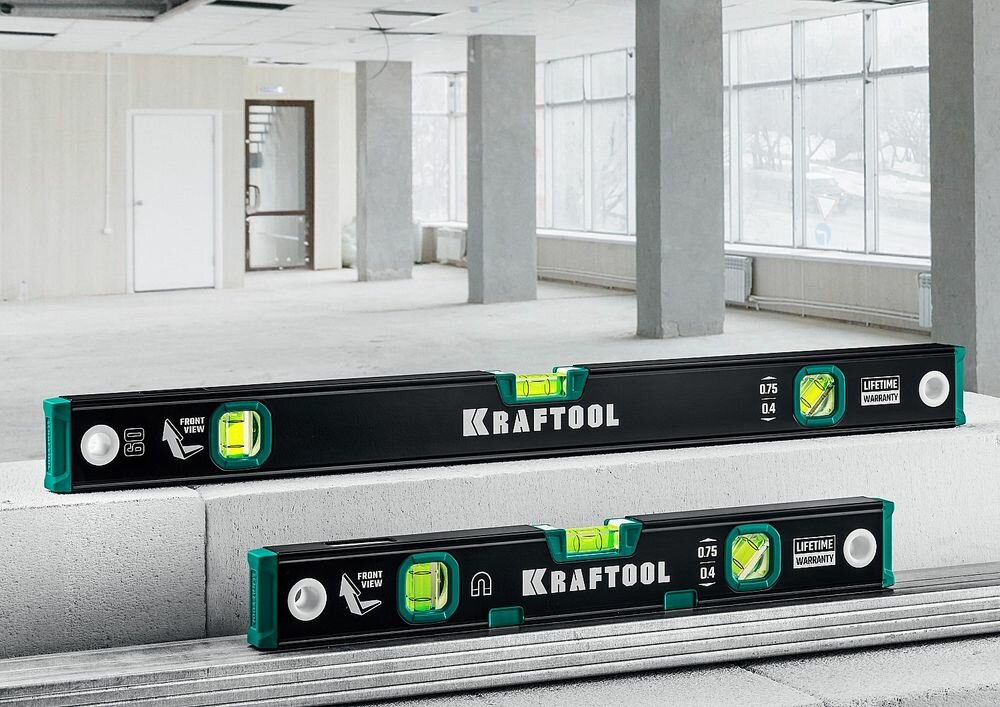 Уровень с зеркальным глазком KRAFTOOL 400 мм