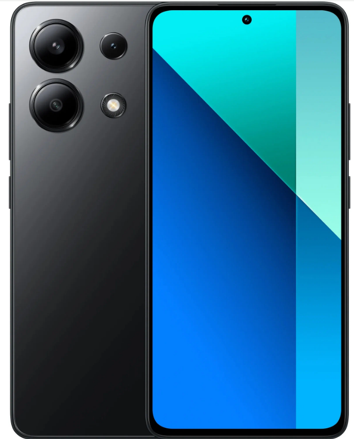 Смартфон Xiaomi Redmi Note 13 4G 8/256 ГБ RU, Dual nano SIM, черный