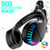 Игровые наушники Freewolf SH33 с микрофоном и RGB подсветкой, Blu...