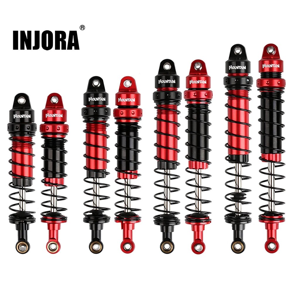 INJORA Алюминиевые амортизаторы 90/100/110/120 мм для RC автомобилей 1/10 — фото 1