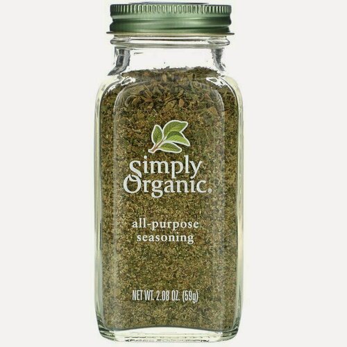 Изображение товара Универсальная приправа Simply Organic, молотая, в стеклянной банке, 59 г