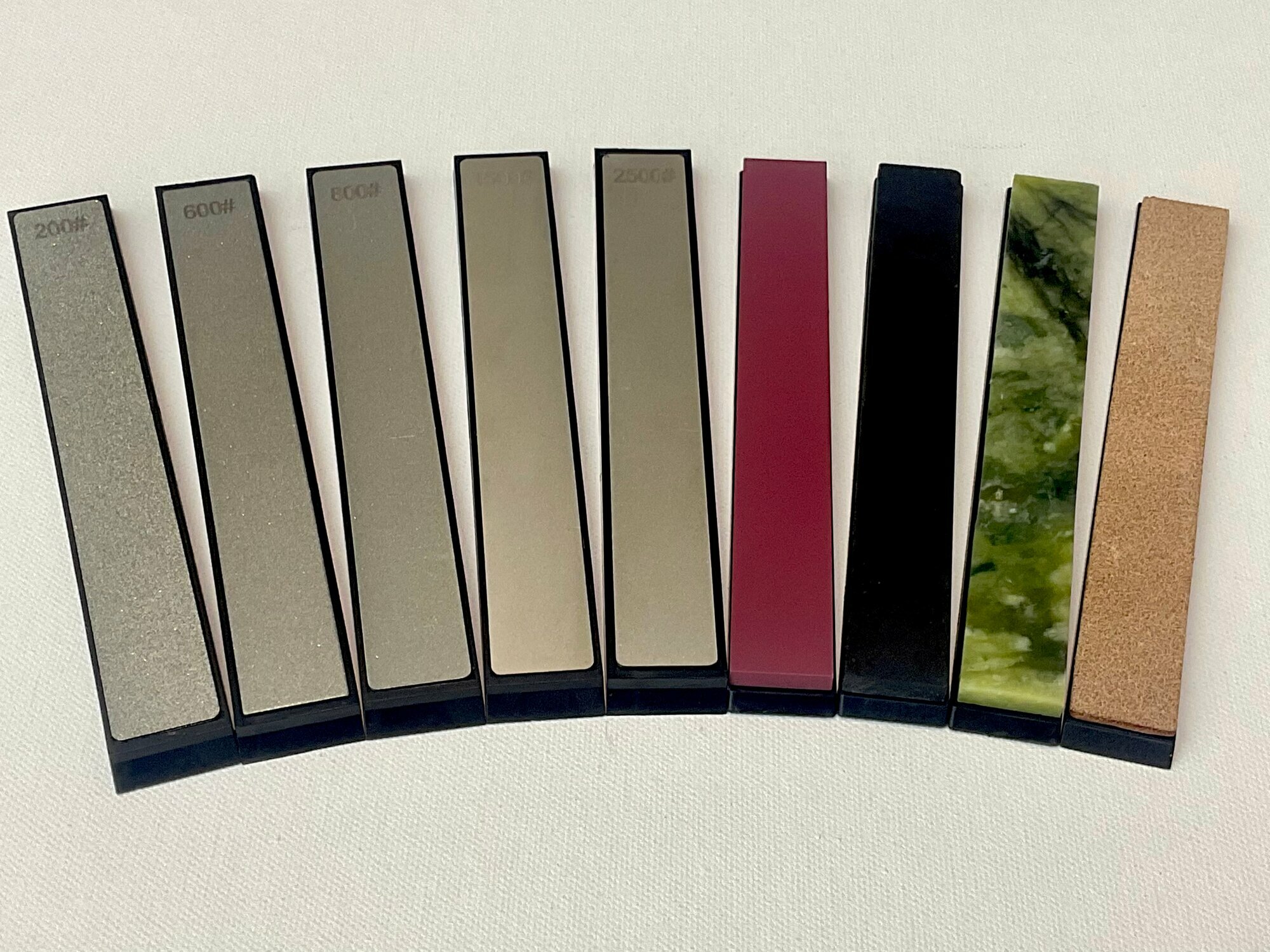 Картинки Набор брусков для точилок Apex, Ruixin, TuoTown, Ganzo, Жук, Профиль, Складишок