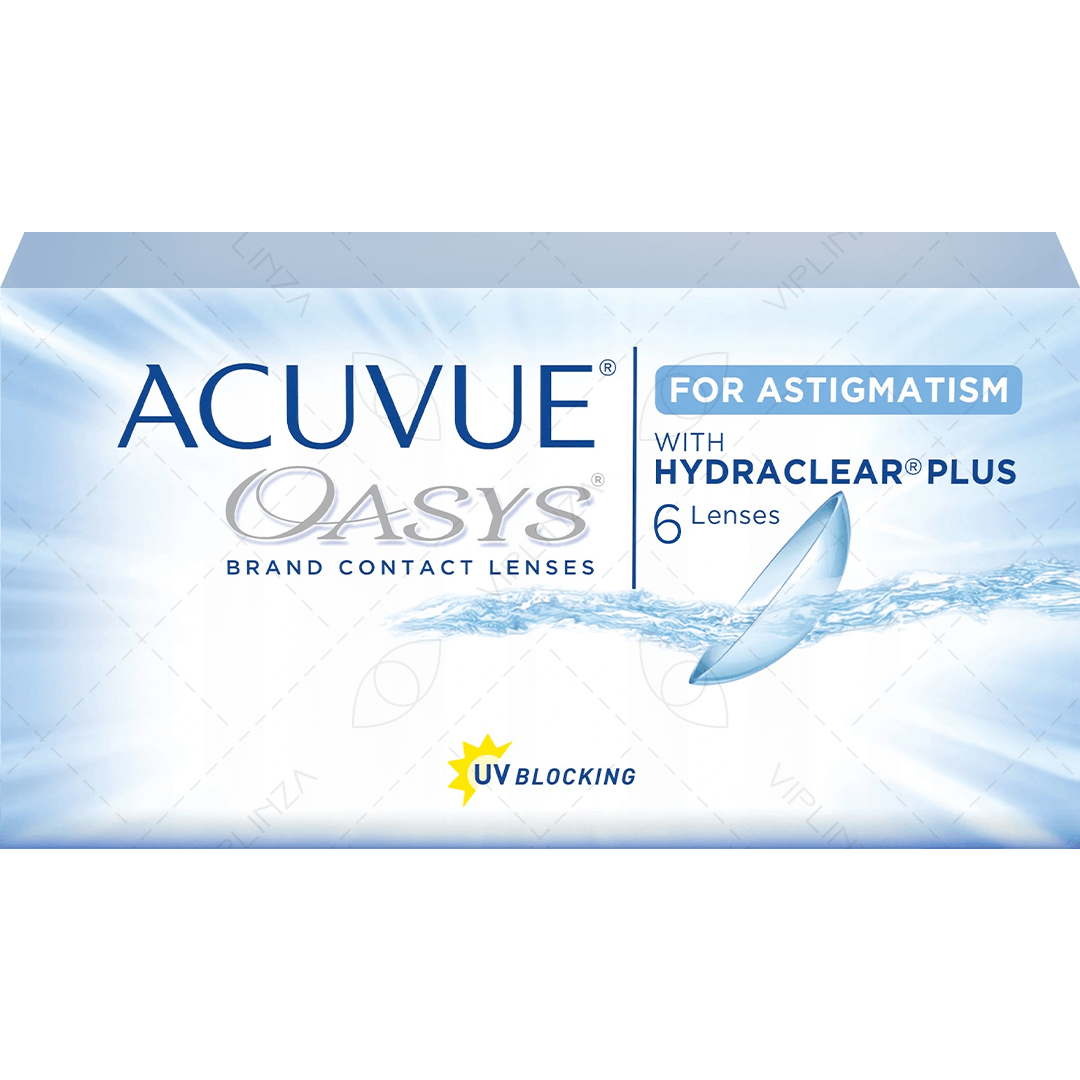 Контактные линзы Acuvue Oasys for astigmatism AX 180, Цилиндр -2.75, D -7.0, R 8.6, DIA 14.5, DIA 14.2, 6 линз