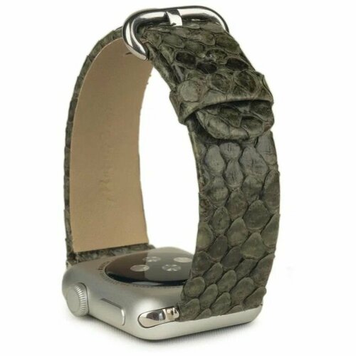 Ремешок Marcel Robert для Apple Watch 38/40 мм, питон, зеленый