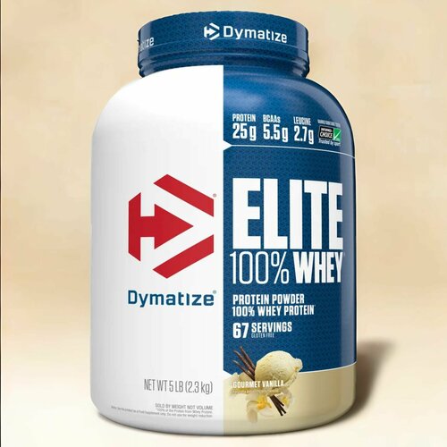 Протеин Dymatize Elite Whey 2300 гр Ваниль