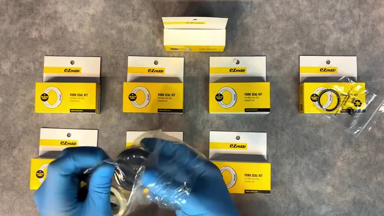 Комплект сальников EZmtb 36-46 No-Flange, для вилок с диаметром ног 36мм (FOX) — фото 1