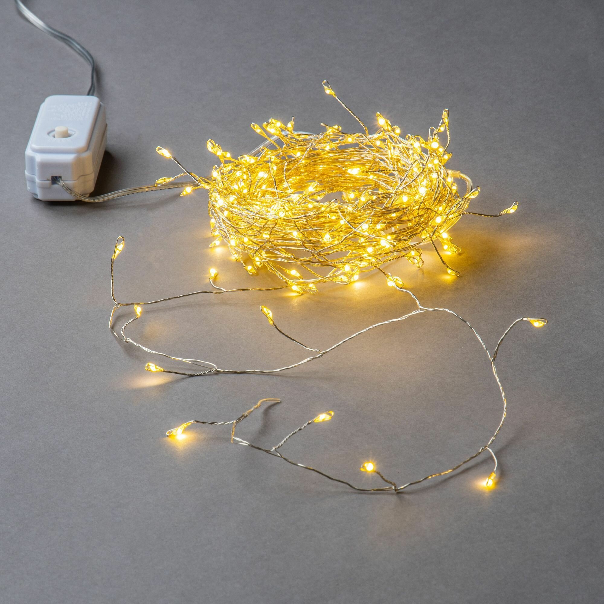 Гирлянда роса Белый теплый UL-00012122 ULD-S0500-125-DTA WARM WHITE IP20 DEWDROP 220V 5м