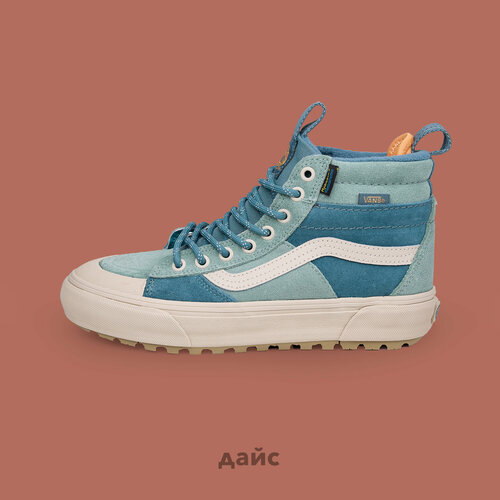 фото Ботинки хайкеры vans sk8-hi mte, размер 38 eu, зеленый